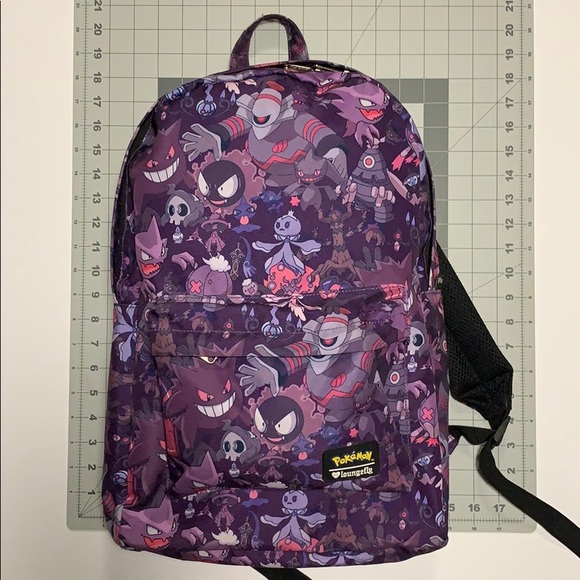 loungefly pokemon mini backpack ghost